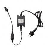 Гирлянда LED Клип-лайт, 24V, 5 нитей по 20 метров, цвет диодов теплый белый, Flashing (белый)