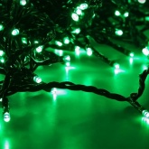 Гирлянда LED ClipLight 24V, 5 нитей по 20 метров, цвет диодов Зеленый, Flashing (Белый)