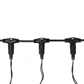 Гирлянда LED Клип-лайт, 24V, 5 нитей по 20 метров, цвет диодов мульти