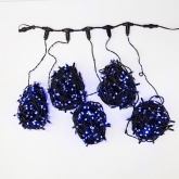 Гирлянда LED Клип-лайт, 24V, 5 нитей по 20 метров, цвет диодов синий