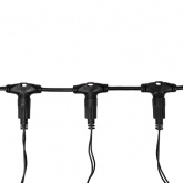 Гирлянда LED Клип-лайт, 24V, 5 нитей по 20 метров, цвет диодов желтый