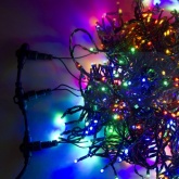 Гирлянда LED Клип-лайт, 24V, 3 нити по 10 метров, цвет диодов мульти