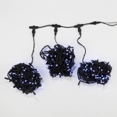 Гирлянда LED Клип-лайт, 24V, 3 нити по 20 м, свечение с динамикой, цвет диодов белый