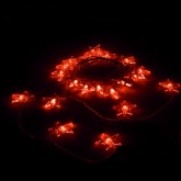 Гирлянда фигурки 14 051 NGF-DM003-20R-2AA красные звёздочки постоянное свечение, красный