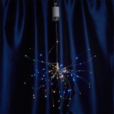 Гирлянда украшение Feron CL595 Фейерверк 100LED мульти 0.3м IP20 питание от батареек 4хАА