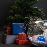 Гирлянда украшение Feron CL595 Фейерверк 100LED мульти 0.3м IP20 питание от батареек 4хАА