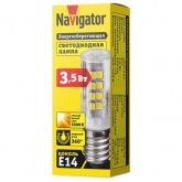 Лампа светодиодная для холодильника Navigator 71 831 NLL-T26-3.5-230-3K-E14 3.5W 3000K 230V 300Lm