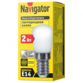 Лампа светодиодная для холодильника Navigator 71 286 NLL-T26-230-4K-E14 2W 4000K 230V 110Lm