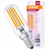 Лампа светодиодная для холодильника Osram PT2640 4W/827 230V CL E14 470lm Filament