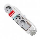 Удлинитель Стандарт 16А 5x2К+З с кабелем 1,5м бело-голубой Legrand