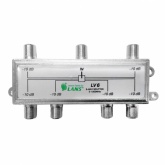 Делитель Lans ТВ 6 выходов 5-1000 МГц под F-разъём