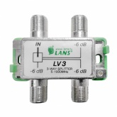 Делитель Lans ТВ 3 выхода 5-1000 МГц под F-разъём
