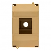 Бокс пластиковый накладной EKF PROxima КМПН 1/4 4 модуля,светлое дерево