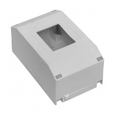 Бокс пластиковый накладной EKF PROxima КМПН 1/4 4 модуля, белый