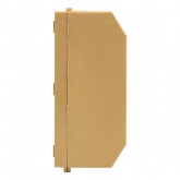 Бокс пластиковый накладной EKF PROxima КМПН 1/2 2 модуля,светлое дерево