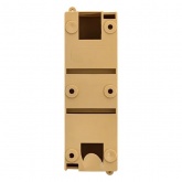 Бокс пластиковый накладной EKF PROxima КМПН 1/2 2 модуля,светлое дерево