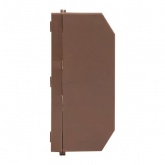 Бокс пластиковый накладной EKF PROxima КМПН 1/2 2 модуля,темное дерево