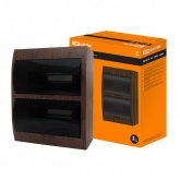 Щит распределительный навесной TDM на 24 модуля (2х12) под дерево Бук