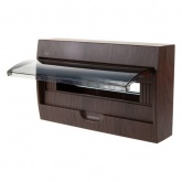 Щит распределительный навесной TDM на 18 модулей под дерево Бук