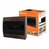 Щит распределительный навесной TDM на 10 модулей под дерево Бук