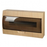 Щит распределительный навесной TDM на 18 модулей под дерево Сосна