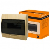 Щит распределительный навесной TDM на 10 модулей под дерево Сосна