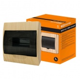 Щит распределительный навесной TDM на 8 модулей под дерево Сосна