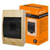 Щит распределительный навесной TDM на 4 модуля под дерево Сосна