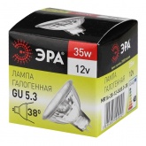 Лампа галогенная ЭРА MR16 35W 12V GU5.3 CL (5055287100092)