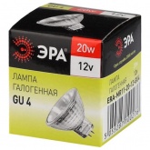 Лампа галогенная ЭРА MR11 20W 12V GU4 30° CL софит нейтральный