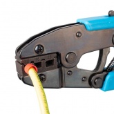 Пресс-клещи КВТ CTB-03 Профи (кримпер) для опрессовки втулочных наконечников 10-25 мм2