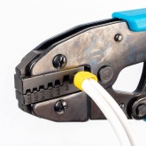 Пресс-клещи КВТ CTB-06 Профи Кримпер для опрессовки двойных втулочных наконечников