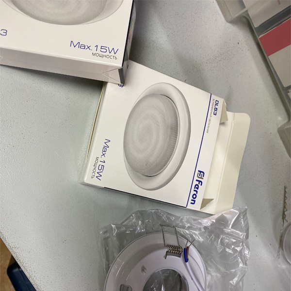 Светильник встраиваемый потолочный Ферон DL53, белый цвет