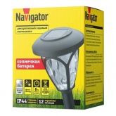 Светильник садовый Navigator 93 219 NSL-12 на солнечной батарее, пластик