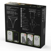 Светильник садовый Gauss на солнечных батареях 1W 4200K H125mm D116mm IP44