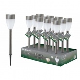 Светильник садовый TDM СС-298 на солнечных батареях, сталь, 5,5х37см, ДБ