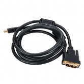 Шнур Rexant HDMI-DVI-D gold 1.5М с фильтрами