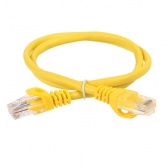 Патч-корд ITK UTP 5e категории 1м желтый