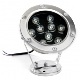 Подводный светодиодный прожектор LL-824 9LED 9W 2700K 24V 850Lm IP68 140x80x160mm нержавеющая сталь