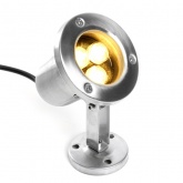 Подводный светодиодный прожектор LL-822 3LED 3W 2700K 24V 270Lm IP68 80x80x130mm нержавеющая сталь