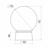 Светильник ЖКХ ЭРА НБП 01-60-004 пластик, полиэтилен, 60W Е27 IP20 150х150mm 5056396205807