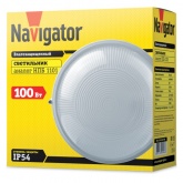 Светильник Navigator 94 806 NBL-R1-100-E27/WH 100W 235x100mm (аналог НПБ/НПП) белый