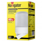 Светильник Navigator 14 088 NBL-SA2-60-E27-WH 60W IP54 (НПБ 400-1 для сауны) белый матовый