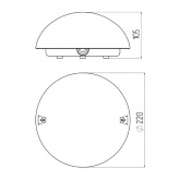 Светильник ЖКХ ЭРА НБП 06-60-011 Сириус антивандальный (прозрачный) под лампу 60W Е27 212669