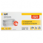 Светильник ИЭК НПП3006 серый 60Вт IP54