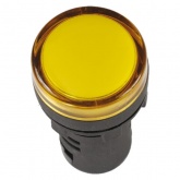 Лампа ИЭК AD16DS(LED)матрица d16мм желтый 24В AC/DC