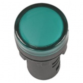 Лампа ИЭК AD16DS(LED)матрица d16мм зеленый 24В AC/DC