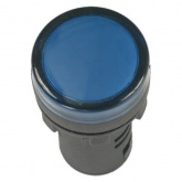 Лампа ИЭК AD16DS(LED)матрица d16мм синий 24В AC/DC