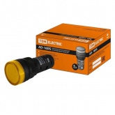 Лампа TDM AD-16DS(LED)матрица d16мм желтый 24В AC/DC