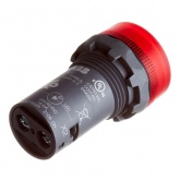 Лампа ABB CL2-502R d22мм красная со встроенным светодиодом 24В AC/DC